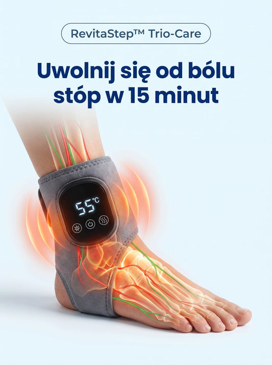 RevitaStep™ Trio-Care Inteligentny Stymulator Krążenia i Regeneracji Stóp